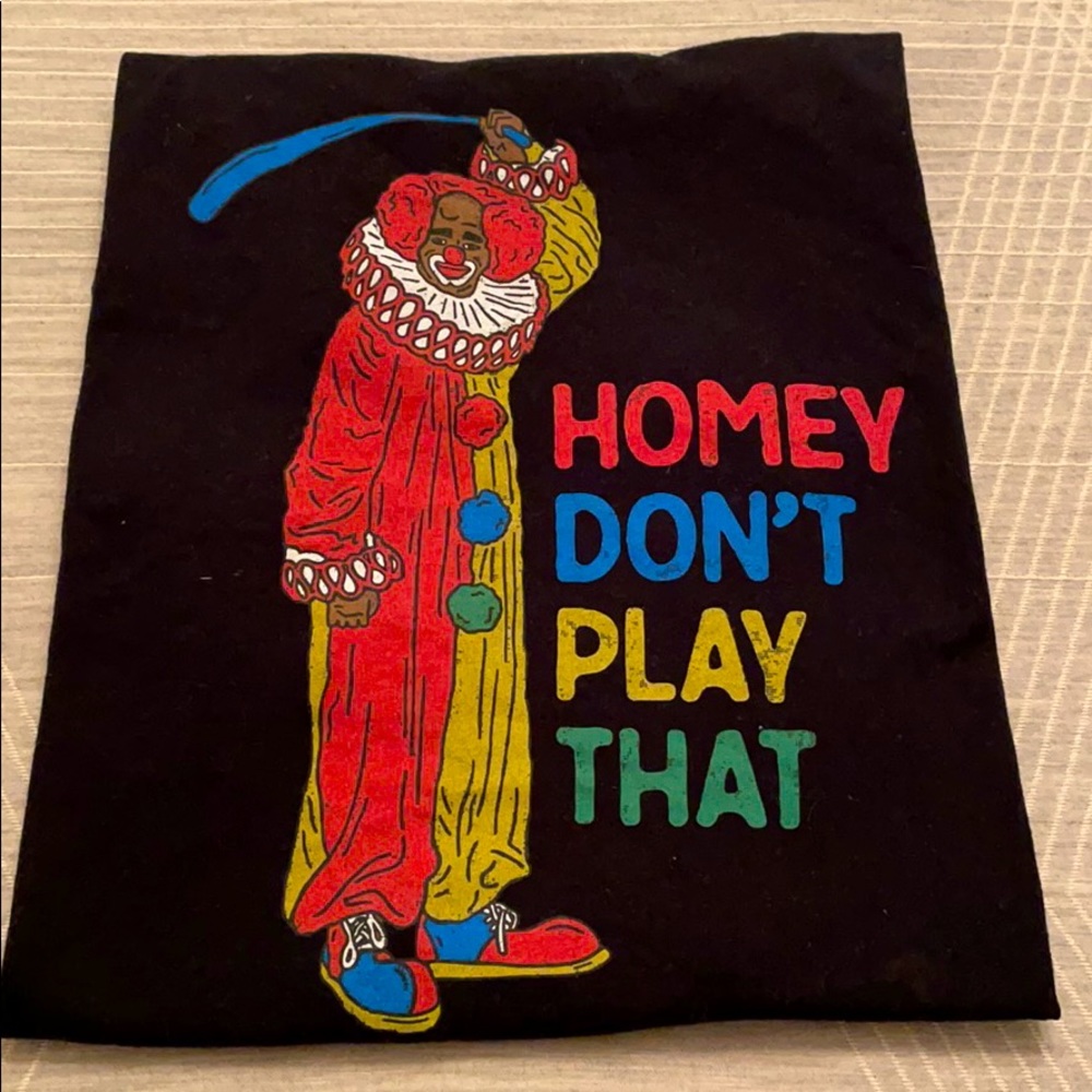 HOMIE DON’T PLAY THAT retro tee EUC